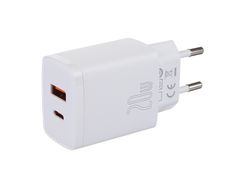 Зарядное устройство Baseus Compact Quick Charger USB - Type-C CCXJ-B02 White (860144)