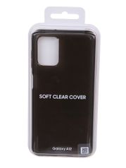 Чехол для Samsung Galaxy A12 Soft Clear Cover Black EF-QA125TBEGRU (801395)