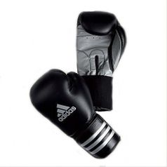 ADIBC03 Перчатки бокс ADIDAS/ADISTAR  14oz черные кожа (546)