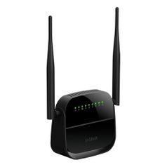 Wi-Fi роутер D-Link DSL-2750U, ADSL2+, черный [dsl-2750u/r1a] (1154226)