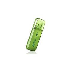 Флешка USB Silicon Power Helios 101 64ГБ, USB2.0, зеленый [sp064gbuf2101v1n] (785967)