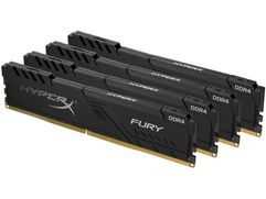 Модуль памяти Kingston Fury Beast Black DDR4 DIMM 3200MHz PC-25600 CL16 - 64Gb Kit (4x16Gb) KF432C16BBK4/64 (873144)