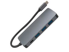 Аксессуар Адаптер Barn&Hollis Multiport Adapter USB Type-C 8 in 1 для MacBook Grey УТ000027055 (873622)