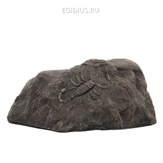 Камень декоративный со скорпионом, L 36 H17 см (25034)
