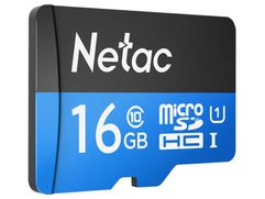 Карта памяти 16Gb - Netac microSDHC P500 NT02P500STN-016G-S (841005)