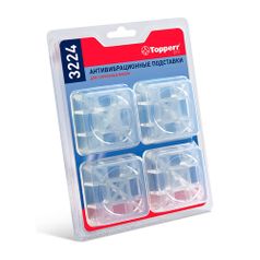 Подставки TOPPERR квадратные, для стиральных машин, 4 [3224] (1454101)