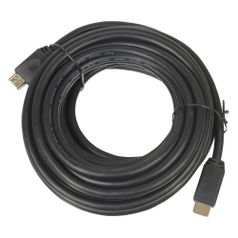 Кабель аудио-видео LAZSO WH-111, HDMI (m) - HDMI (m) , ver 1.4, 10м, GOLD черный [wh-111(10m)] (1034210)