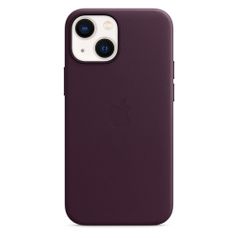 Чехол (клип-кейс) Apple Leather Case with MagSafe, для Apple iPhone 13 mini, темная вишня [mm0g3ze/a] (1603644)