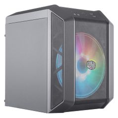 Корпус miniITX Cooler Master MasterCase H100 Iron Grey ARGB, Micro-Tower, без БП, темно-серый [mcm-h100-kann-s01] (1446266)