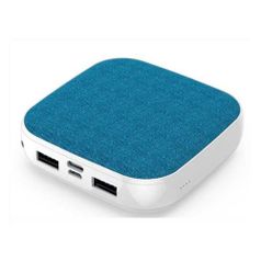 Внешний аккумулятор (Power Bank) DENN DPB10003, 10000мAч, синий [dpb10003 blue] (1543498)