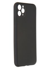 Чехол Pero для APPLE iPhone 11 Pro Max Liquid Silicone Black PCLS-0023-BK (789343)