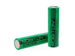 Аккумулятор 18650 - Robiton 2600mAh SON2600 35А PK1 (1 штука) 15699 (834923)