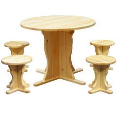 Комплект лакированной деревянной мебели для беседки «Магнолия» 