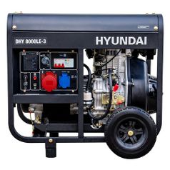 Дизельный генератор Hyundai DHY 8000LE-3, 380/220/12, 6.5кВт (1423517)