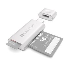 Карт-ридер Satechi Aluminum Type C Micro/SD Card Reader Silver B019PI2WPS / ST-TCUCS (340949)