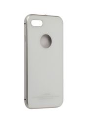 Аксессуар Чехол Luphie для APPLE iPhone 7 Circle Arc Toughened Glass Back White-Silver PX/LUPH-IPH7-CATGB-ws (447460)