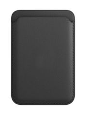 Чехол-бумажник APPLE iPhone Leather Wallet with MagSafe Black MHLT3ZE/A (782763)