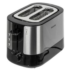 Тостер Philips HD2635/90, серебристый/черный (410517)