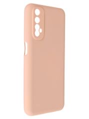 Чехол Pero для Realme 7 Liquid Silicone Light Pink PCLS-0057-PK (854510)