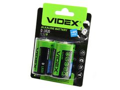 Батарейка D - Videx LR20 VID-LR20-2BC (2 штуки) (754387)