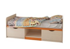 Кровать детская односпальная Немо 1900x870x710 с ящиками  (10152)