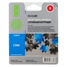 Картридж Cactus CS-CLI8C, голубой / CS-CLI8C (690099)