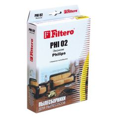 Пылесборники Filtero PHI 02 Эконом, бумажные, 3 (365740)