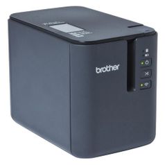 Термопринтер Brother PTP-900W (для печ.накл.) стационарный светло-серый/черный (410629)
