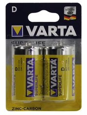 Батарейка D - Varta SuperLife R20 2020 (2 штуки) VR R20/2SH SL (842012)