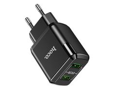 Зарядное устройство Hoco N6 Charmer 2xUSB Black 6931474738950 (848969)