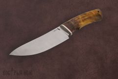 Нож из стали Vg-10 «Кайман», рукоять: мельхиор,стаб береза (9202)
