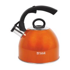 Металлический чайник Taller TR-1383, 2л, оранжевый (1521807)