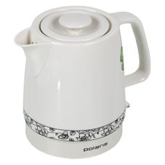 Чайник электрический Polaris PWK 1731CC, 2200Вт, белый и рисунок (893713)
