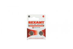 Батарейка Rexant LR43/AG12/LR1142/G12/186/GP86A/386/SR43W 30-1029 (2 штуки) (359341)