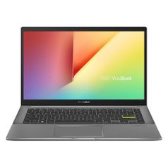 Ноутбук ASUS VivoBook S433EA-AM213T, 14", IPS, Intel Core i7 1165G7 2.8ГГц, 16ГБ, 512ГБ SSD, Intel Iris Xe graphics , Windows 10, 90NB0RL4-M03450, черный (1601132)