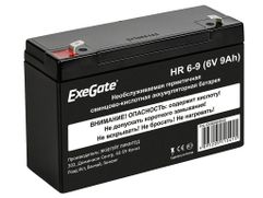 Аккумулятор для ИБП ExeGate HR 6-9 6V 9Ah 634W клеммы F2 EX282953RUS (710233)