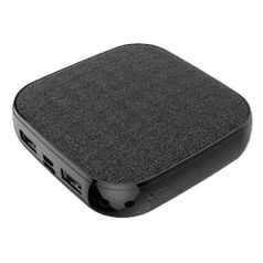 Внешний аккумулятор (Power Bank) DENN DPB10003, 10000мAч, черный [dpb10003 black] (1543496)