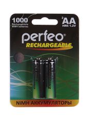 Аккумулятор AA - Perfeo 1000mAh (2 штуки) PF AA1000/2BL PL (842119)