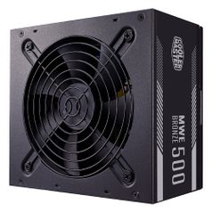 Блок питания Cooler Master MWE 500 Bronze V2, 500Вт, 120мм, черный, retail [mpe-5001-acaab-eu] (1484167)