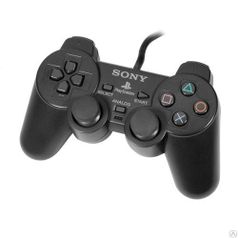 Джойстик PS2 DualShock 2, черный /10010Е или JS-32II/ (63737094)