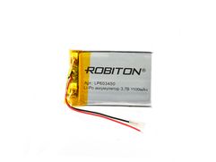 Аккумулятор LP603450 - Robiton 3.7V 1100mAh PK1 LP1100-603450 14692 (447730)
