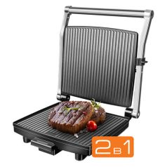 Электрогриль Redmond SteakMaster RGM-M800, черный и серебристый (1077990)