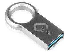 USB Flash Drive Qumo Ring 3.0 64GB Metallic (699723)