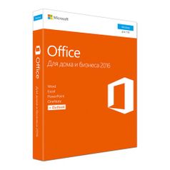 Офисное приложение MICROSOFT Office для дома и бизнеса 2016, Rus, DVD [t5d-02705] (427558)
