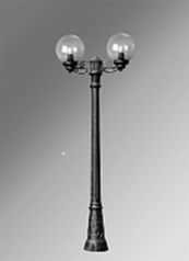 DMLED Уличный Светильник FUMAGALLI GIGI BISSO/G250 2L. Черный. Дымчатый (6242)