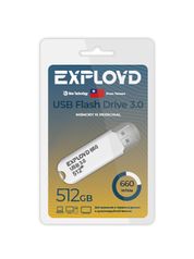 USB Flash Drive 512Gb - Exployd 660 3.0 EX-512GB-660-White (824694)