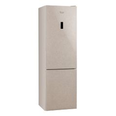 Холодильник HOTPOINT-ARISTON HF 5180 M, двухкамерный, бежевый стекло (1046894)