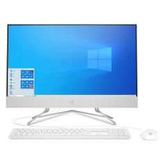 Моноблок HP 24-df1014ur, 23.8", Intel Core i3 1125G4, 4ГБ, 128ГБ SSD, Intel UHD Graphics, Windows 10, белый [3b4l5ea] (1512715)