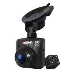 Видеорегистратор Artway AV-398 GPS Dual Compact, черный (1407244)
