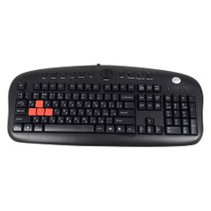 Клавиатура A4 KB-28G-1, USB, серый + черный (517935)